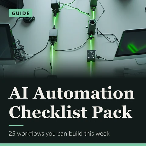 AI Automation Checklist Pack cover