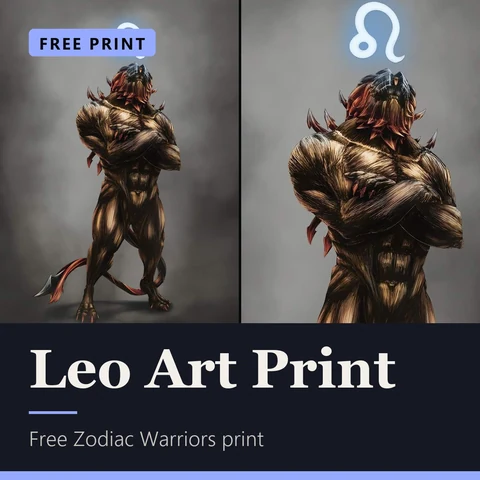 Leo Art Print cover
