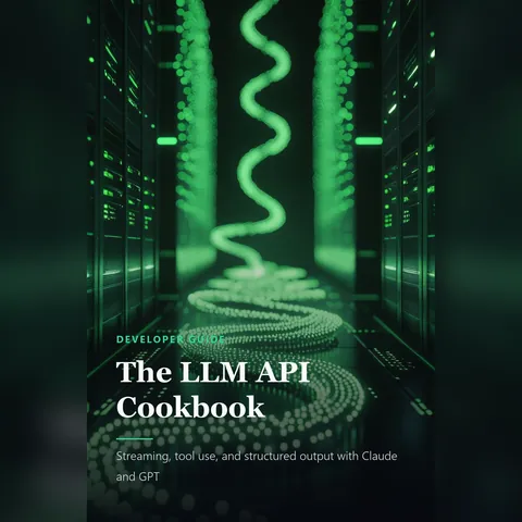 The LLM API Cookbook cover