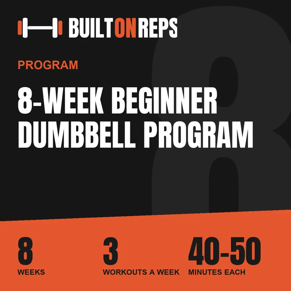 8-Week Beginner Dumbbell Program, view 1 of 1