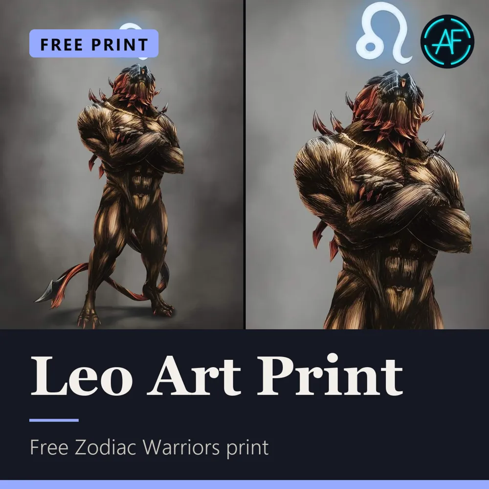 Leo Art Print, view 1 of 2