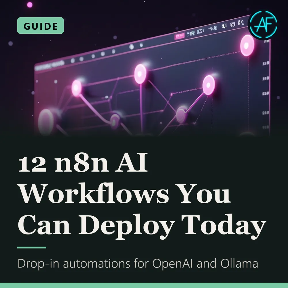 12 n8n AI Workflows You Can Deploy Today, view 1 of 1