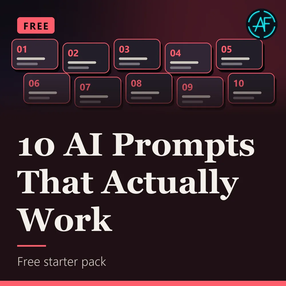 10 AI Prompts That Actually Work, view 1 of 1